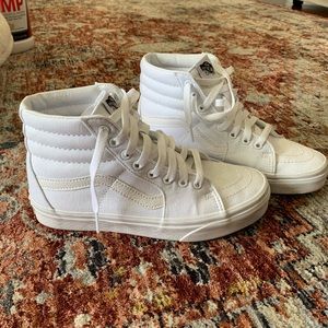 White high top vans